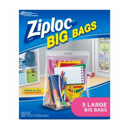 Sc Johnson 5PK Ziploc HD Big Bag 71592